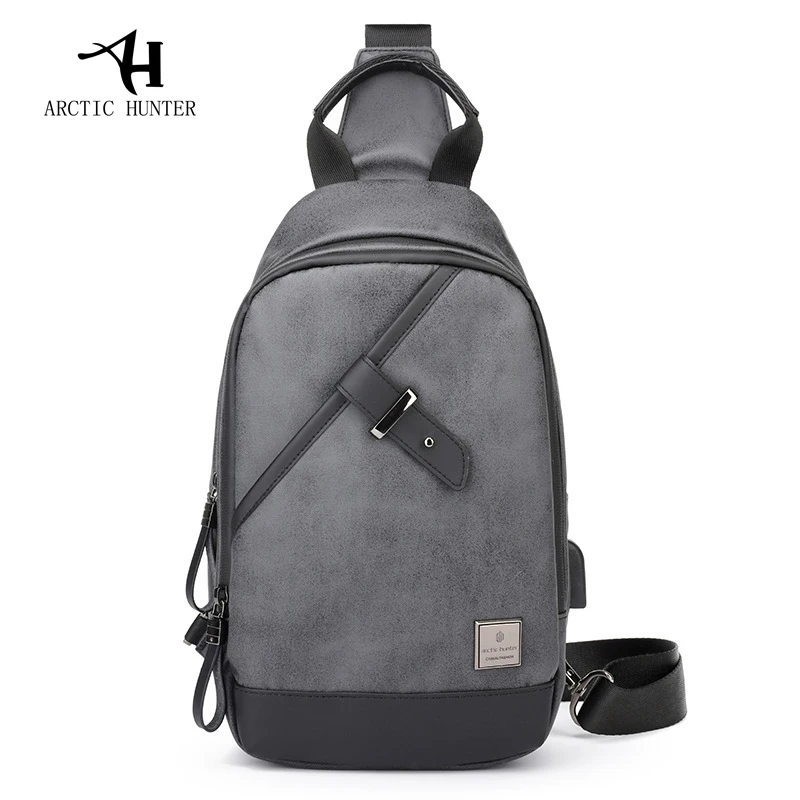 ARCTIC HUNTER USB Charging Waterproof Chest Bags Men's Sling Shoulder bag Male Casual Multi-function Messenger Bag New 2019
ARCTIC HUNTER USB Charging Waterproof Chest Bags Men's Sling Shoulder bag Male Casual Multi-function Messenger Bag New 2019