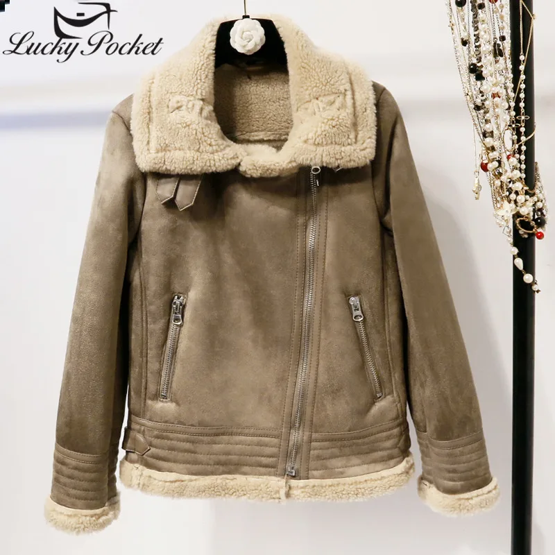 Women Winter Flocking Warm Lambswool Jacket Female Fashion Suede High Quality Outerwear Long Sleeve Loose Plus Size Parkas Z628
Women Winter Flocking Warm Lambswool Jacket Female Fashion Suede High Quality Outerwear Long Sleeve Loose Plus Size Parkas Z628