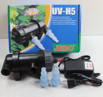 JEBO 5W UV Sterilizer Lamp For Aquarium Pond Fish Tank Ultraviolet Filter Clarifier Light Water Cleaner UV-H5
JEBO 5W UV Sterilizer Lamp For Aquarium Pond Fish Tank Ultraviolet Filter Clarifier Light Water Cleaner UV-H5