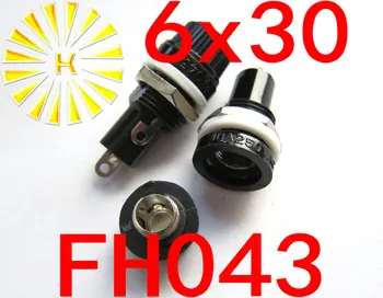 

FH043 6*30mm 10A 250VAC Black Fuse Holder x20pcs Free shipping
