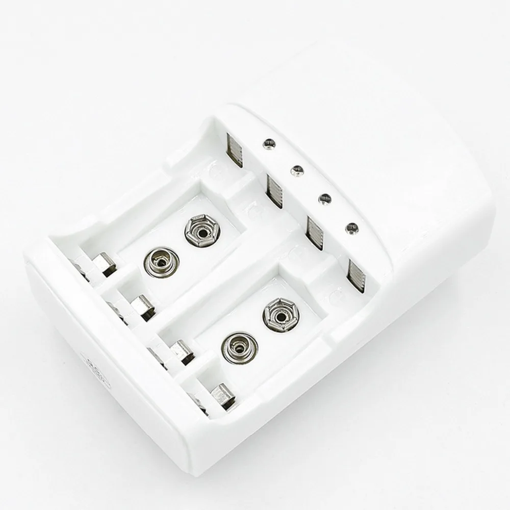 SOONHUA 4 Slot Foldable Intelligent Multi Battery Charger For AA AAA 9V Sizes US EU Overpower Protection Plug With LED Indicator
SOONHUA 4 Slot Foldable Intelligent Multi Battery Charger For AA AAA 9V Sizes US EU Overpower Protection Plug With LED Indicator