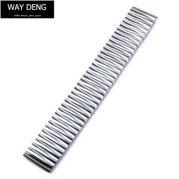 Way Deng - Women Men Silver Stainless Steel Flexible Stretch Watchband Watch Strap Bracelet Metal Band 16 18 20 22 MM - Y096
Way Deng - Women Men Silver Stainless Steel Flexible Stretch Watchband Watch Strap Bracelet Metal Band 16 18 20 22 MM - Y096