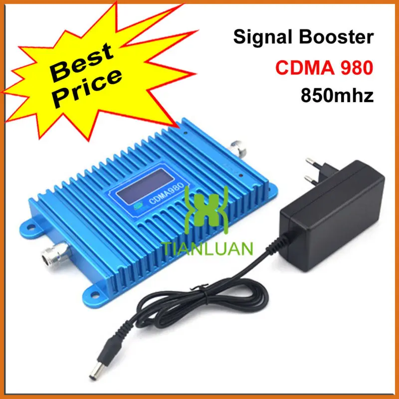 2G 3G CDMA850Mhz Mobile Phone Signal Booster CDMA 980 Cell Phone 850Mhz Signal Repeater Amplifier with Power Adapter LCD Display
2G 3G CDMA850Mhz Mobile Phone Signal Booster CDMA 980 Cell Phone 850Mhz Signal Repeater Amplifier with Power Adapter LCD Display