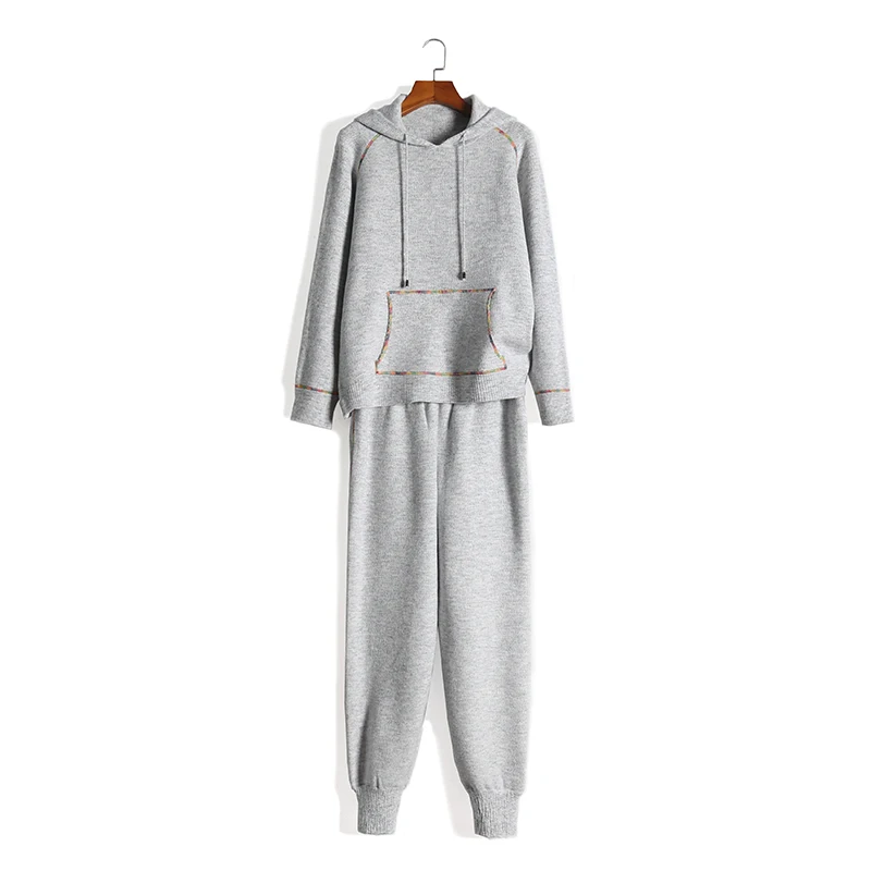 2018 Hot Sale Women's Knitted 2 Piece Hooded Sweater And Pants Fashion Cashmere Warm Two-piece Woman Tracksuit Women Two Set
2018 Hot Sale Women's Knitted 2 Piece Hooded Sweater And Pants Fashion Cashmere Warm Two-piece Woman Tracksuit Women Two Set