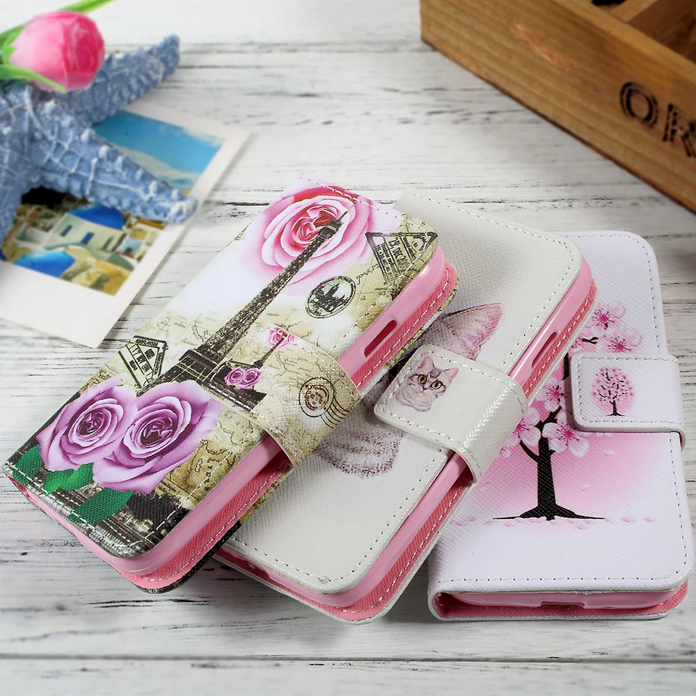 Dulcii for Samsung Galaxy J1 mini Cover Pattern Flip PU Leather Wallet Phone Cases J8 2018 Bag J6 J4 J3 Star | Мобильные телефоны и