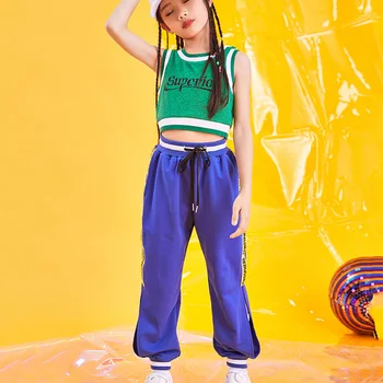 2019 New Girls Jazz Dance Costumes Summer New Children'S Street Dance Costumes Hip Hop Cheerleader Training Clothes Tide DL3693
2019 New Girls Jazz Dance Costumes Summer New Children'S Street Dance Costumes Hip Hop Cheerleader Training Clothes Tide DL3693