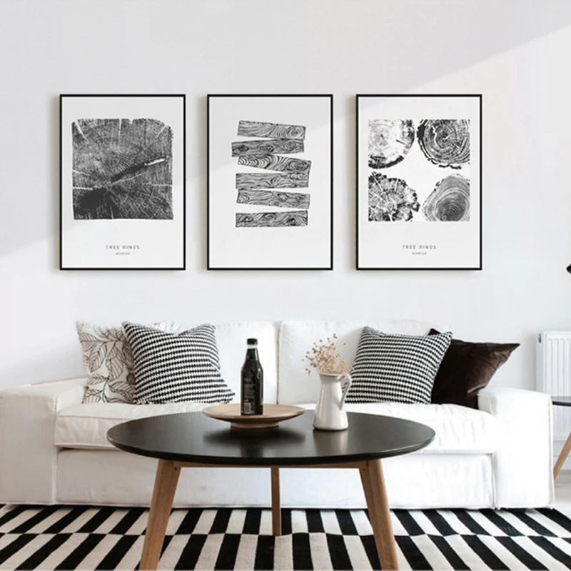 Modern Tree Rings Wall Art Canvas Painting Black White Posters and Prints Nordic Decoration Picture for Living Room Home Decor
Modern Tree Rings Wall Art Canvas Painting Black White Posters and Prints Nordic Decoration Picture for Living Room Home Decor