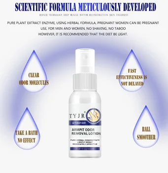 TYJR 40ml Herbs Body Odor Antiperspirant Spray Body Underarm Sweat Odor Clean Deodorants Spray Remove Body Odor
TYJR 40ml Herbs Body Odor Antiperspirant Spray Body Underarm Sweat Odor Clean Deodorants Spray Remove Body Odor