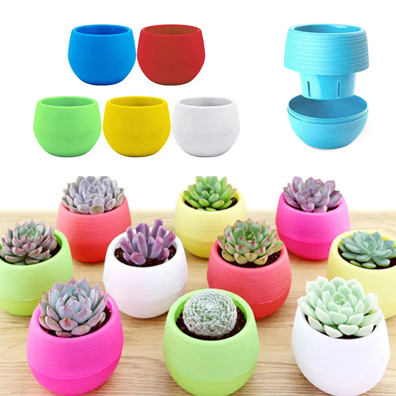 MO-OD Mini Colorful Round Plastic Plant Flower Pot Garden Home Office Decor Planter Desktop Flower Pots decor flower
MO-OD Mini Colorful Round Plastic Plant Flower Pot Garden Home Office Decor Planter Desktop Flower Pots decor flower