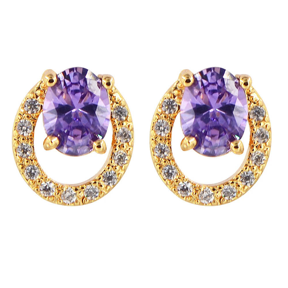 Trendy Six Colors AAA+ CZ Gold Color Women Girls Stud Earrings Jewelry Party Gifts
Trendy Six Colors AAA+ CZ Gold Color Women Girls Stud Earrings Jewelry Party Gifts