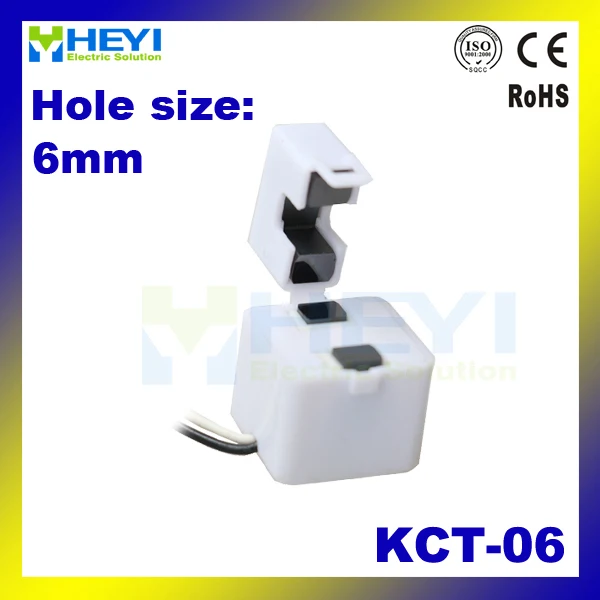 Mini Split Core Current transformer KCT-6 open cts White clamp on current transformer
Mini Split Core Current transformer KCT-6 open cts White clamp on current transformer