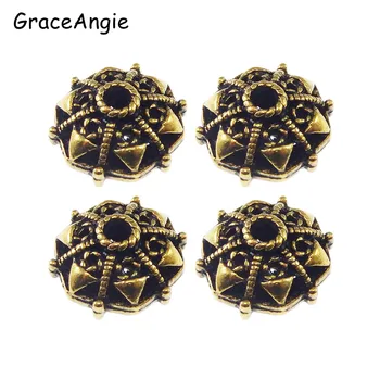 GraceAngie Wholesale 10pcs Bohemia Beads Antique Bronze Tone Flower Geometry Pattern Alloy Jewelry Bead Findings DIY Top Quality
GraceAngie Wholesale 10pcs Bohemia Beads Antique Bronze Tone Flower Geometry Pattern Alloy Jewelry Bead Findings DIY Top Quality