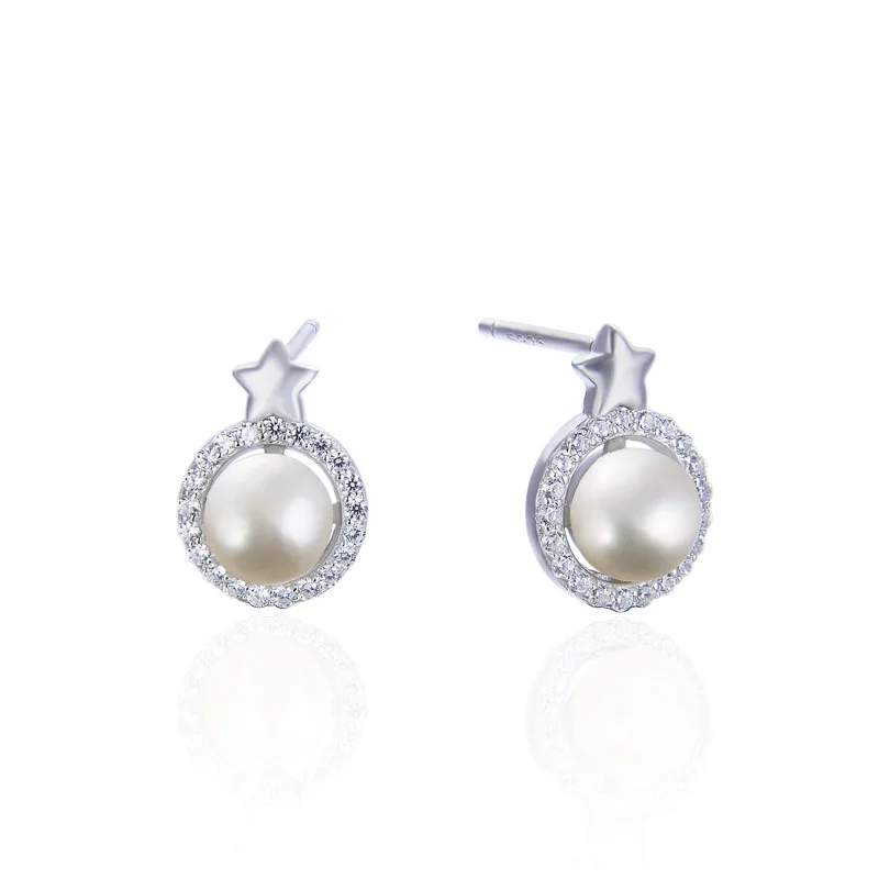 YJAR001861 New Fashion Fresh Water Pearls Zirconite Small Stars Ear Nail Head Ornaments S925 Pure Silver Stud Earing
YJAR001861 New Fashion Fresh Water Pearls Zirconite Small Stars Ear Nail Head Ornaments S925 Pure Silver Stud Earing