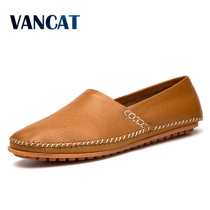 VANCAT Mens Shoes Big Size 39-47 Genuine Leather Manual Sewing Men Loafers Driving Moccasins Slip on Leather Casual Shoes Men
VANCAT Mens Shoes Big Size 39-47 Genuine Leather Manual Sewing Men Loafers Driving Moccasins Slip on Leather Casual Shoes Men