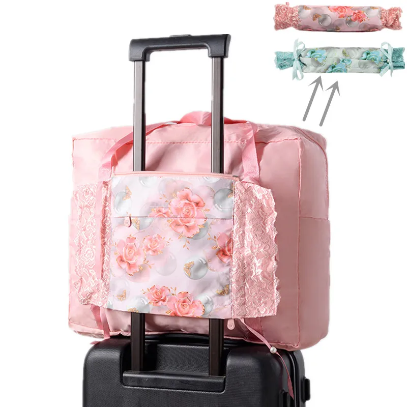 Кружевная дорожная сумка для женщин милая вместительная дамская сумочка-кубик