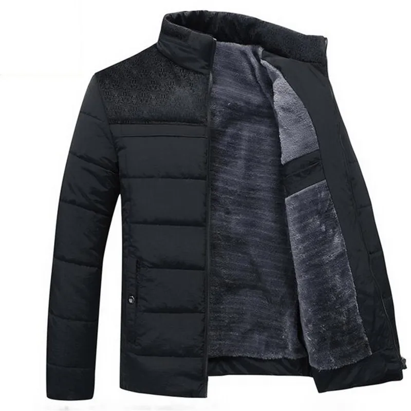 Mens Winter Jacket 2017 New Plus Cashmere Blouson Homme Male Stand Collar Business Coat Keep Warm Thick Splice Cotton clothing
Mens Winter Jacket 2017 New Plus Cashmere Blouson Homme Male Stand Collar Business Coat Keep Warm Thick Splice Cotton clothing