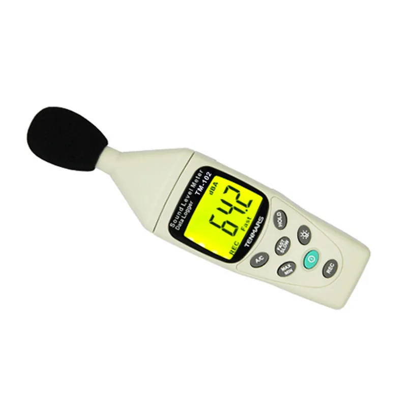 TM-102 Digital Noise Meter Decibel Sound Level Meter with IEC 61672, Type II 30~130dB
TM-102 Digital Noise Meter Decibel Sound Level Meter with IEC 61672, Type II 30~130dB