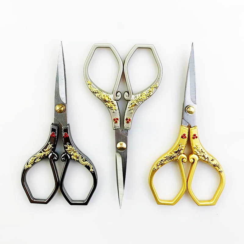 European Style Scissors Handicraft Embroidery Fabric Cross Stitch Retro Classic Vintage Antique Craft Sewing Tailor Scissors
European Style Scissors Handicraft Embroidery Fabric Cross Stitch Retro Classic Vintage Antique Craft Sewing Tailor Scissors