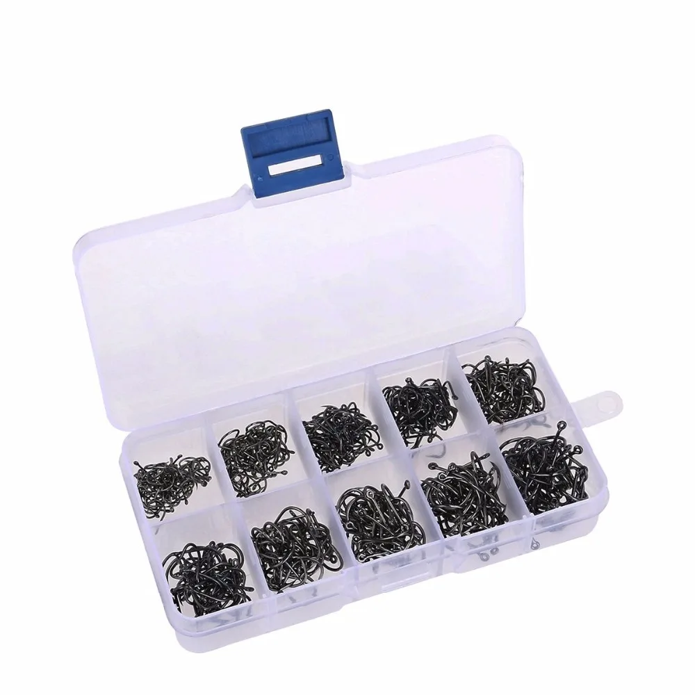 HiUmi 500Pcs Carbon Steel Carp Fishing Jig Hooks With Hole Fly Fishing Tackle Box 3# -12# 10 Sizes Fish Hooks
HiUmi 500Pcs Carbon Steel Carp Fishing Jig Hooks With Hole Fly Fishing Tackle Box 3# -12# 10 Sizes Fish Hooks