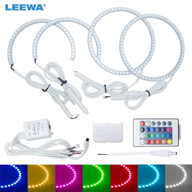 LEEWA 4pcs/set Car LED RGB Angel Eyes Halo Ring Light Wireless Remote for Lexus IS200/300/Toyota Altezza/Altezza Gita (Japan)
LEEWA 4pcs/set Car LED RGB Angel Eyes Halo Ring Light Wireless Remote for Lexus IS200/300/Toyota Altezza/Altezza Gita (Japan)