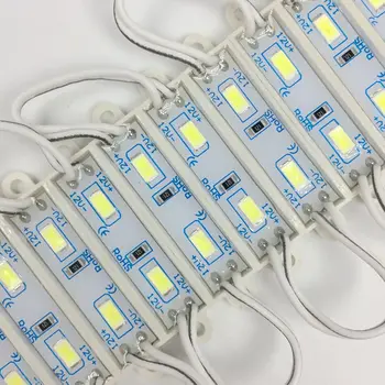 

100pcs DC12V 5730 2 LED Modules IP66 Waterproof Led Backlight for Advertising Brighter than 2835 5050 3528 Mini led module