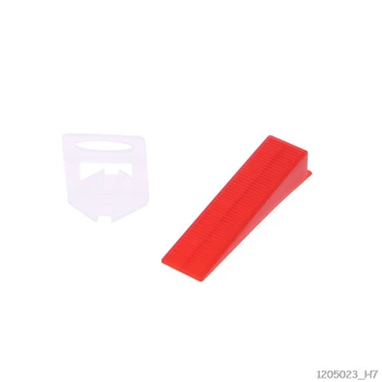 Plastic Ceramic Tile Leveling System Tile Leveler 100 Clips+100 Wedges Tiling Flooring Tools Wedges Clips
Plastic Ceramic Tile Leveling System Tile Leveler 100 Clips+100 Wedges Tiling Flooring Tools Wedges Clips
