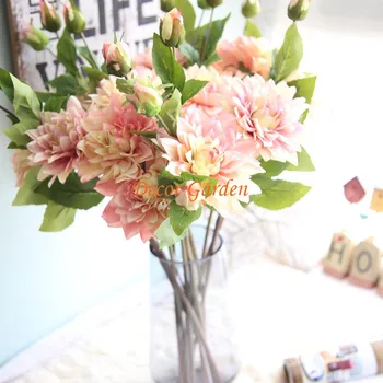 Artificial Flower Silk Dahlia Pinnata Pompon Decor Fake Flowers For DIY Bridal bouquet Decorative Wedding Wall Home Decoration
Artificial Flower Silk Dahlia Pinnata Pompon Decor Fake Flowers For DIY Bridal bouquet Decorative Wedding Wall Home Decoration