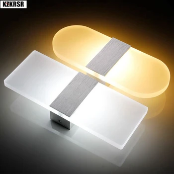 Modern LED Wall Sconce Light 3W/6W Acrylic Wall Lamp AC85-265V Decorative Night Light for Pathway Staircase Bedroom Home Lamp
Modern LED Wall Sconce Light 3W/6W Acrylic Wall Lamp AC85-265V Decorative Night Light for Pathway Staircase Bedroom Home Lamp