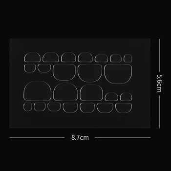 240pcs/10sheet Double-side Adhesive Tips Nail Glue Sticky Transparent False Nails Tool NEW
240pcs/10sheet Double-side Adhesive Tips Nail Glue Sticky Transparent False Nails Tool NEW