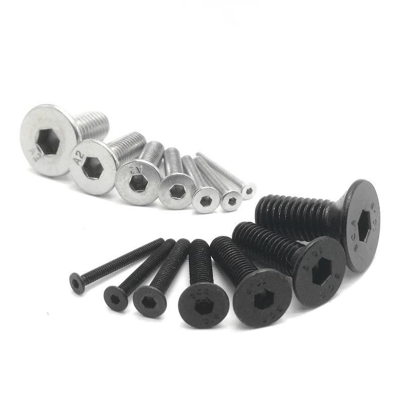 50 /10pcs M2 M2.5 M3 M4 M5 M6 M8 DIN7991 Stainless Steel 304 Black Grade 10.9 Hexagon Hex Socket Flat Head Countersunk Screw
50 /10pcs M2 M2.5 M3 M4 M5 M6 M8 DIN7991 Stainless Steel 304 Black Grade 10.9 Hexagon Hex Socket Flat Head Countersunk Screw