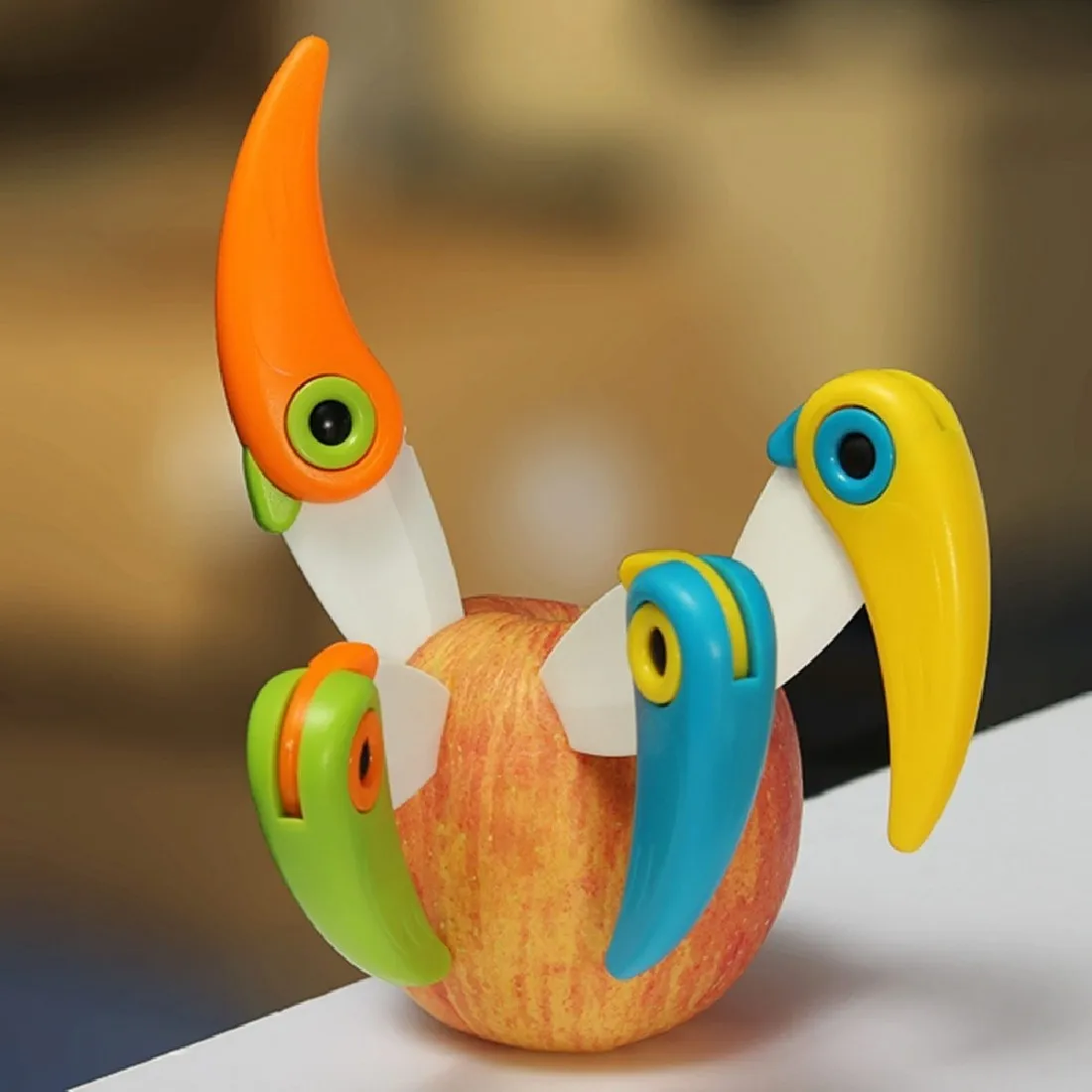 Ceramic Knife Gift Knife Mini Bird Pocket Ceramic Folding Knives Kitchen Fruit Paring Knife With Colourful ABS Handle
Ceramic Knife Gift Knife Mini Bird Pocket Ceramic Folding Knives Kitchen Fruit Paring Knife With Colourful ABS Handle