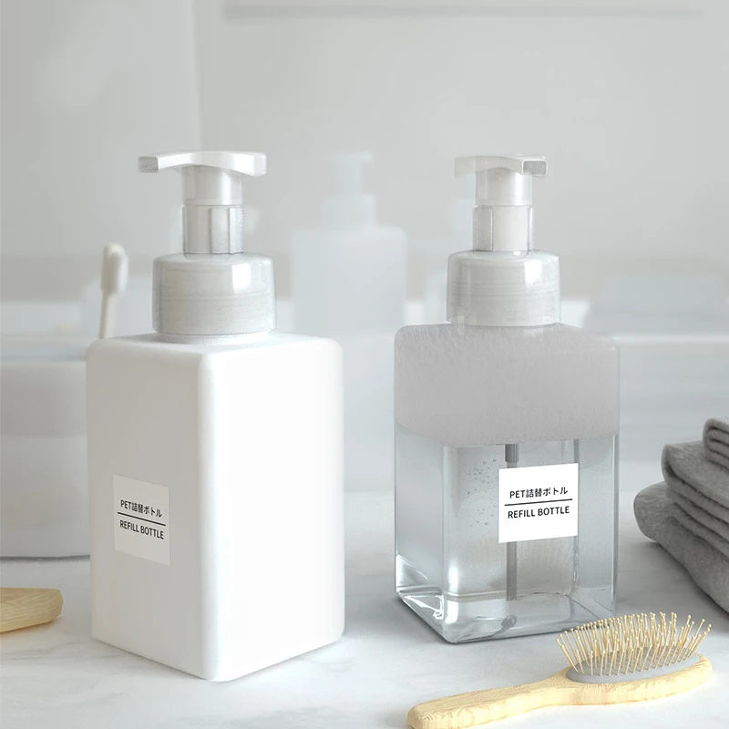 450ml Pump Bottle Bathroom Foam Empty Transparent Clear Plastic Reusable Travel Dispenser Soap Suds Kitchen Sale
450ml Pump Bottle Bathroom Foam Empty Transparent Clear Plastic Reusable Travel Dispenser Soap Suds Kitchen Sale