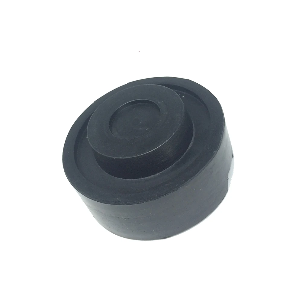 6.5cm Car Jack Pad Rubber Disc Pad Auto Vehicle Weld Jacking Lifting Disk Frame Protector Rail Floor Slotted Car Jack Guard Tool