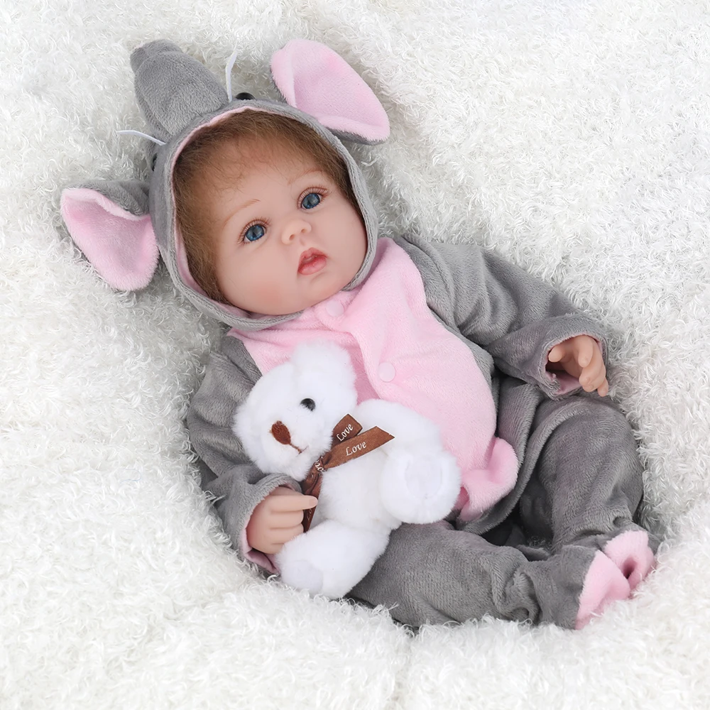 NPK DOLL Reborn Baby brown mohair Lucy Girl babe boneca menino elephant 16 inch cute dolls soft silicone feeding bottle toys
NPK DOLL Reborn Baby brown mohair Lucy Girl babe boneca menino elephant 16 inch cute dolls soft silicone feeding bottle toys