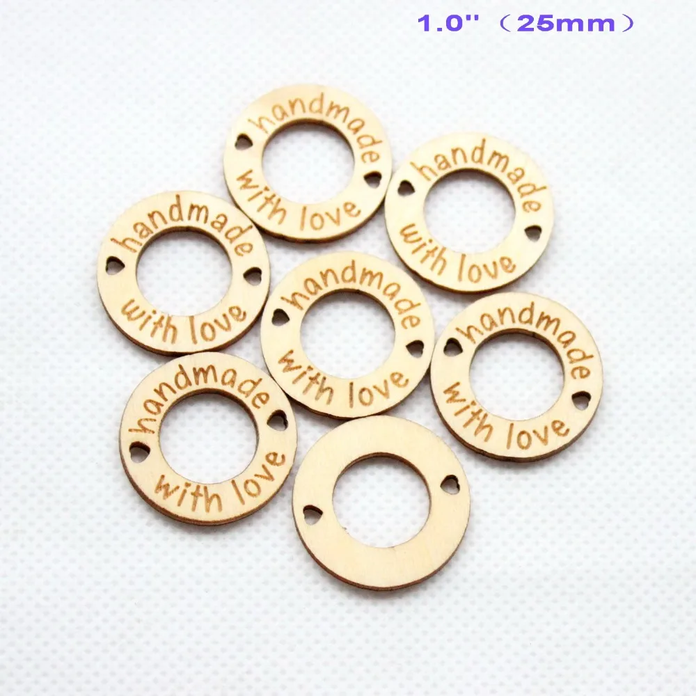 (50pcs/lot)25mm "handmade with love" Unfinished Wooden Circle With Two Hearts Holes Disc Tags 1"-CT1452
(50pcs/lot)25mm "handmade with love" Unfinished Wooden Circle With Two Hearts Holes Disc Tags 1"-CT1452