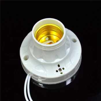 High Quality E27 Base Bulb Lamp Screw Socket Sound Voice Light Control Holder Switch Pro Lighting Accessories AA
High Quality E27 Base Bulb Lamp Screw Socket Sound Voice Light Control Holder Switch Pro Lighting Accessories AA