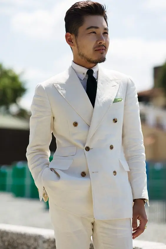 Latest Coat Pant Designs Ivory Linen Suits Double Breasted Men Suit Slim Fit 2 Piece Beach Tuxedo Custom Blazer Terno Masuclino
Latest Coat Pant Designs Ivory Linen Suits Double Breasted Men Suit Slim Fit 2 Piece Beach Tuxedo Custom Blazer Terno Masuclino
