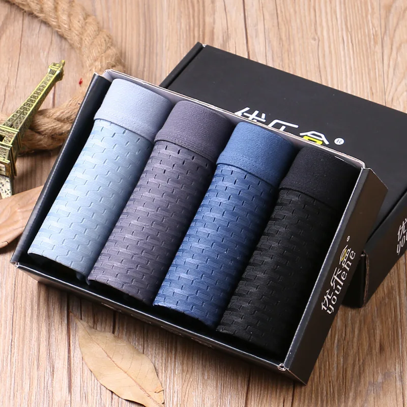 4 IN 1 men regenerated cellulosic fiber Breathable underwear GIFT PACKAGE modal inner pants Modal boxer
4 IN 1 men regenerated cellulosic fiber Breathable underwear GIFT PACKAGE modal inner pants Modal boxer