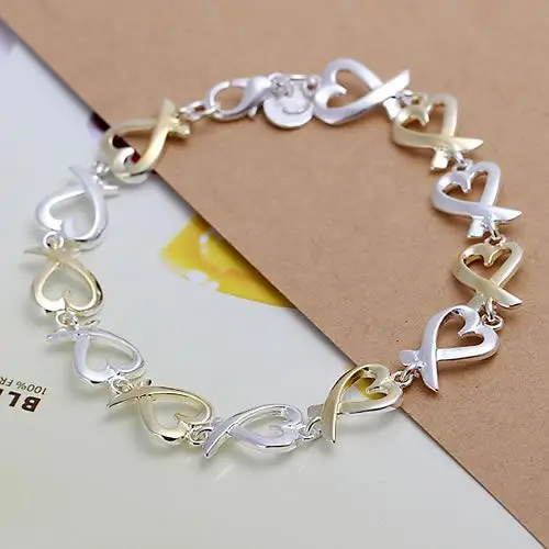 Free shipping 925 sterling silver jewelry bracelet fashion color separation bracelet top quality wholesale and retail SMTH047
Free shipping 925 sterling silver jewelry bracelet fashion color separation bracelet top quality wholesale and retail SMTH047