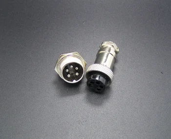 

Good quality 10Pair=20Pcs GX16 GX16-5 5P 5Pin 16mm Male & Female Wire Panel Connector Circular Aviation Connector Socket Plug