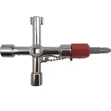 New Multifuctional 4 In 1 Cross Switch Key Wrench Set Universal Square Triangle Train Electrical Cupboard Box Elevator Cabinet
New Multifuctional 4 In 1 Cross Switch Key Wrench Set Universal Square Triangle Train Electrical Cupboard Box Elevator Cabinet
