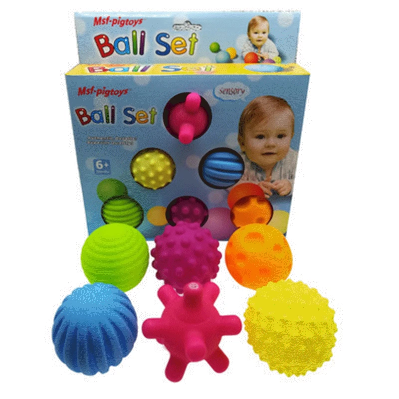 6pcs/set Baby Toy Ball Set Develop Baby's Tactile Senses Toy Touch Hand Ball Toys Baby Training Ball Massage Soft Ball LA894335
6pcs/set Baby Toy Ball Set Develop Baby's Tactile Senses Toy Touch Hand Ball Toys Baby Training Ball Massage Soft Ball LA894335