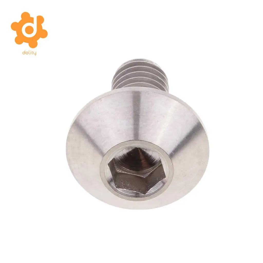 Titanium Motorcycle Disc Brake Rotor Mount Bolts Retaining Screw M6 x 12mm