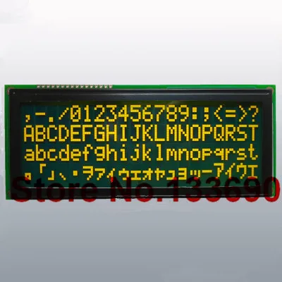 larger 2004 20*4 20x4 big character big largest size 204 Yellow on the blue lcd display module 146*62.5mm LC2042 AC204B
larger 2004 20*4 20x4 big character big largest size 204 Yellow on the blue lcd display module 146*62.5mm LC2042 AC204B
