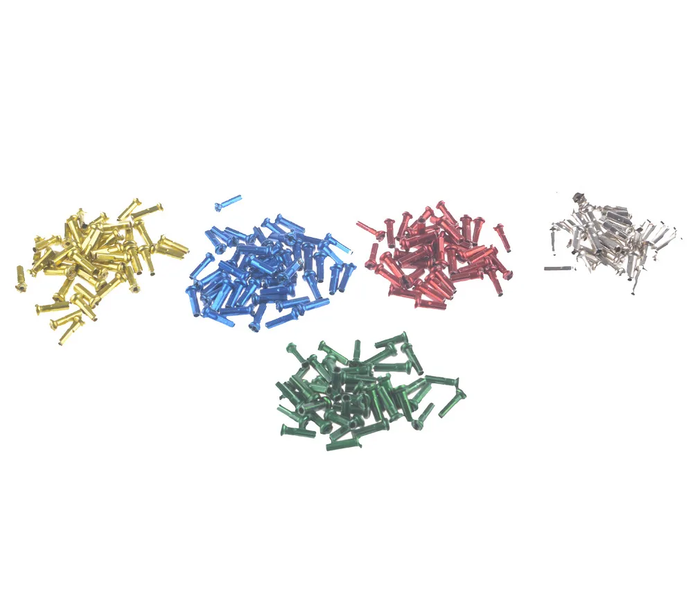 36 Pcs Round Head Colored Anodised Steel MTB BMX Road Bike Mountain Bicycle Wheel Spoke Nipples 2.0MM 14MM 14G Wheel Accessories
36 Pcs Round Head Colored Anodised Steel MTB BMX Road Bike Mountain Bicycle Wheel Spoke Nipples 2.0MM 14MM 14G Wheel Accessories
