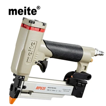Meite MP635 23ga 1 3/8" air Micro pinner nailer gun for 12-35mm diameter 0.63mm headless pin gun Jun.14. Update tool
Meite MP635 23ga 1 3/8" air Micro pinner nailer gun for 12-35mm diameter 0.63mm headless pin gun Jun.14. Update tool