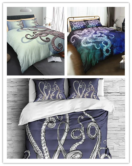 Octopus Bedding Sets Kraken Custom Ocean Art Print Duvet Cover Sets Bedspread Twin Queen for Adult Kids
Octopus Bedding Sets Kraken Custom Ocean Art Print Duvet Cover Sets Bedspread Twin Queen for Adult Kids