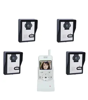 Home security 2.4 inch Wireless Video Door Phone with taking photos function doorbell/intercom system (4cameras+1monitor)
Home security 2.4 inch Wireless Video Door Phone with taking photos function doorbell/intercom system (4cameras+1monitor)