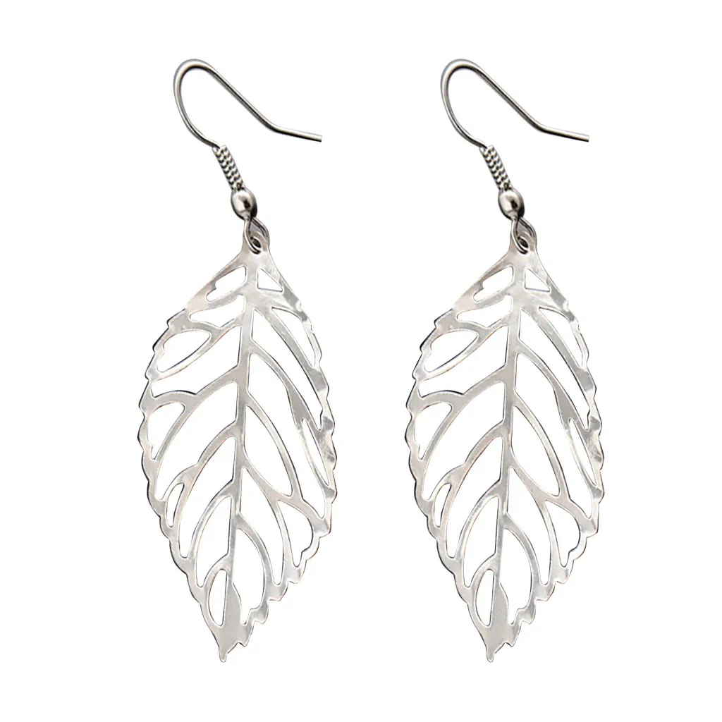 Bestnow New Fashion Simple Metal Leaf Earrings Ladies Temperament Ear Earring High Quality Jewely Gift For Friend z0326
Bestnow New Fashion Simple Metal Leaf Earrings Ladies Temperament Ear Earring High Quality Jewely Gift For Friend z0326
