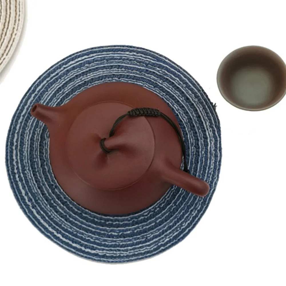 Round Design Table Ramie Insulation Pad Solid Placemats Linen Non Slip Table Mat Kitchen Accessories Decoration Home Pad #F
Round Design Table Ramie Insulation Pad Solid Placemats Linen Non Slip Table Mat Kitchen Accessories Decoration Home Pad #F
